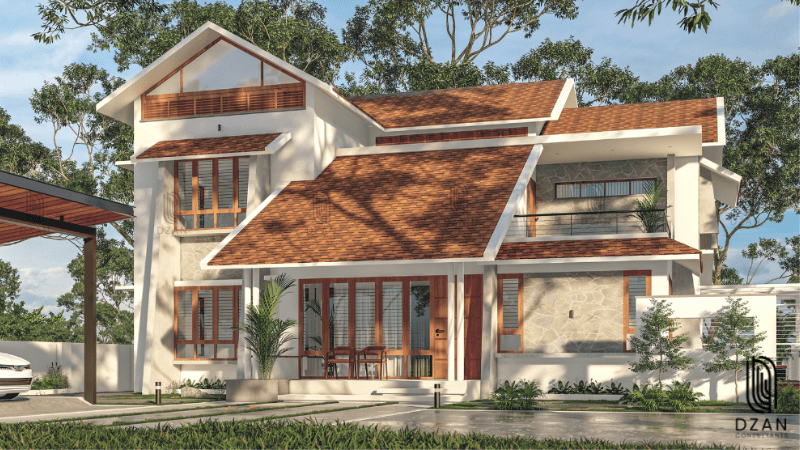 Proposed residence design in Vengeri